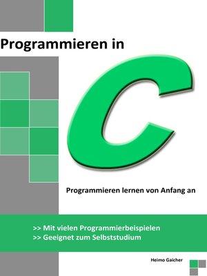 cover image of Programmieren in C